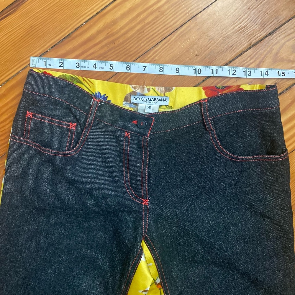 Vintage dolce and Gabbana two sided cropped pants - Picture 3 of 13